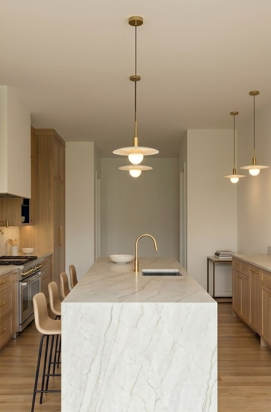 Cottage-style kitchen with custom cabinetry, kitchen remodel